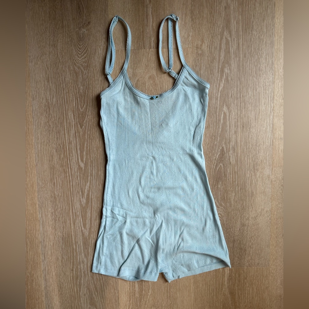 Frankie’s Pointelle Romper Medium NWOT